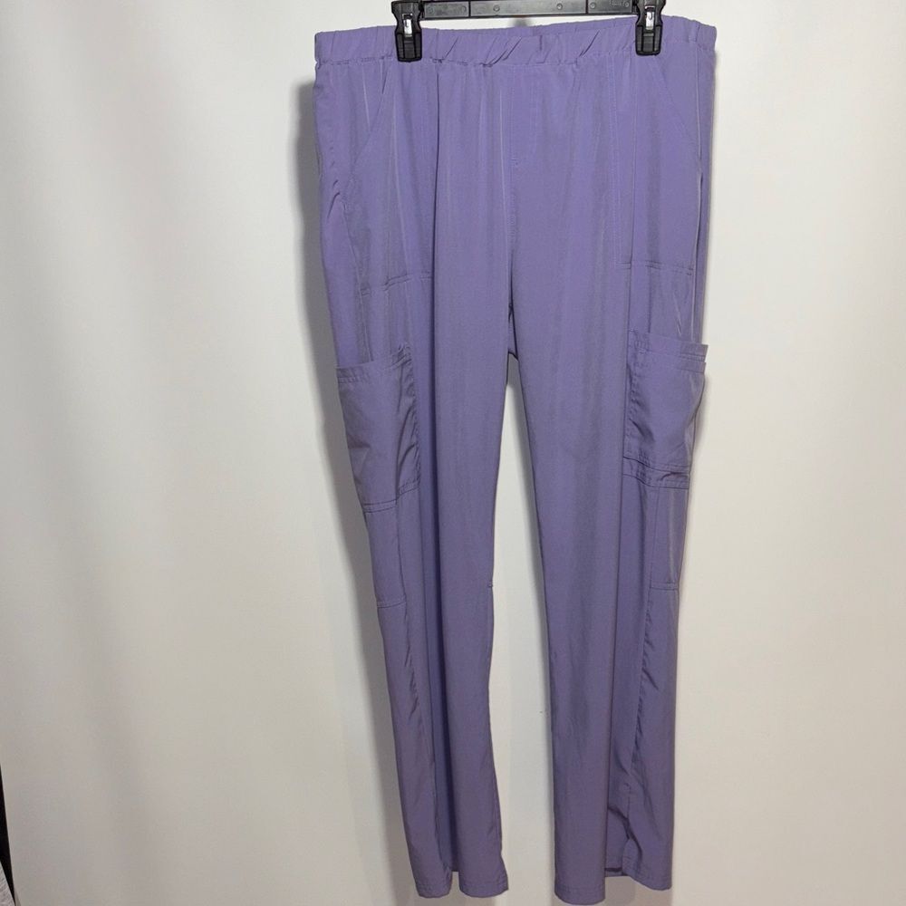 Purple scrub pants